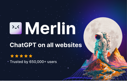 Merlin AI for all websites and feautures